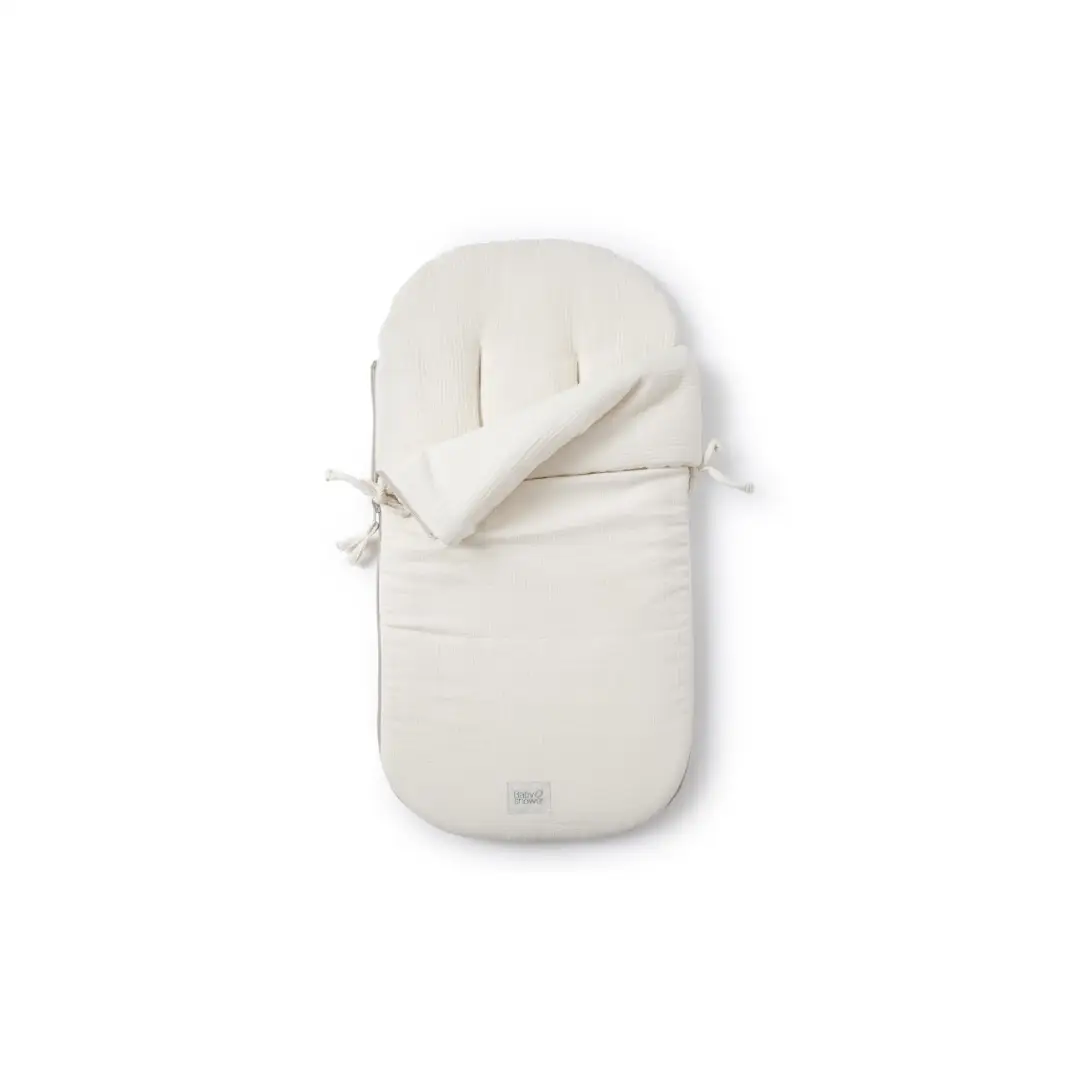 BABYSHOWER nid d'ange comfort swaddling blanket ivory by Citron Grenadine
