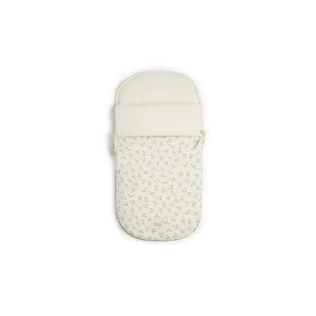 BABYSHOWER nid d'ange comfort olive bloom by Citron Grenadine, ivory/cream floral receiving blanket