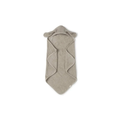 BABYSHOWER bunny hooded bath cape in almond beige by Citron Grenadine
