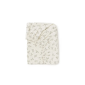 Diaper changing pad cover Citron Grenadine olive bloom pattern