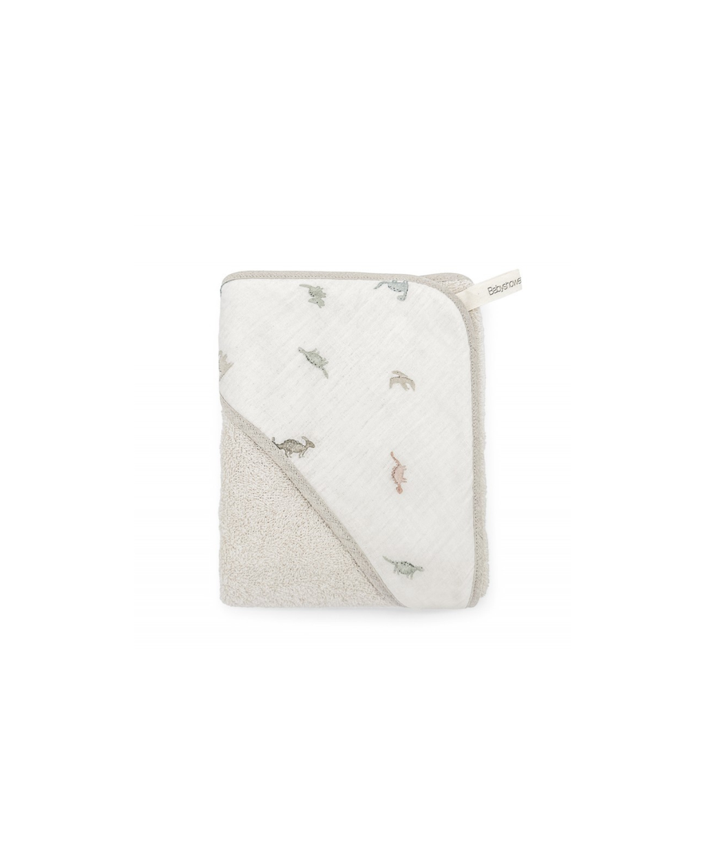 BABYSHOWER cape de bain / dino