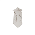 Baby bath cape towel with bunny hood, cream color - Citron Grenadine