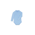 BAÏNES mango maillot UPF50 sunny blue by Citron Grenadine, long-sleeve baby swimsuit with 5 snaps