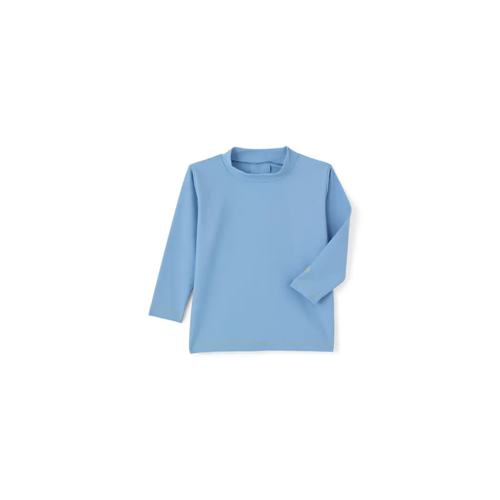 BAÏNES papaya nuage UV rash guard by Citron Grenadine, long-sleeve, light blue
