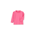 BAÏNES papaya anti-UV rash guard, long-sleeve in fraise pink by Citron Grenadine
