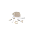 BEABA toiletry bag with 7 Terre d’argile accessories, beige, Citron Grenadine