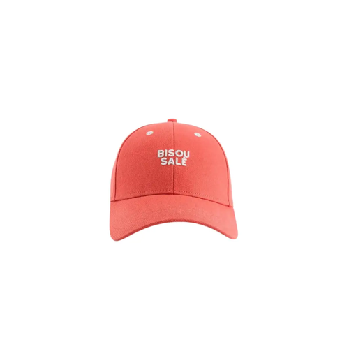 CHAMAYE casquette terracotta bisous salé baseball cap by Citron Grenadine