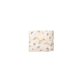 DEAR APRIL tour de lit blueberries bed canopy by Citron Grenadine, cream fabric with blue floral print