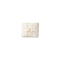 DEAR APRIL nori tour de lit songbirds crib liner by Citron Grenadine, cream with tiny birds and a tied bow