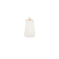 DEAR APRIL wind gigoteuse TOG2,5 in pure nature; white baby sleeping bag with wooden rings