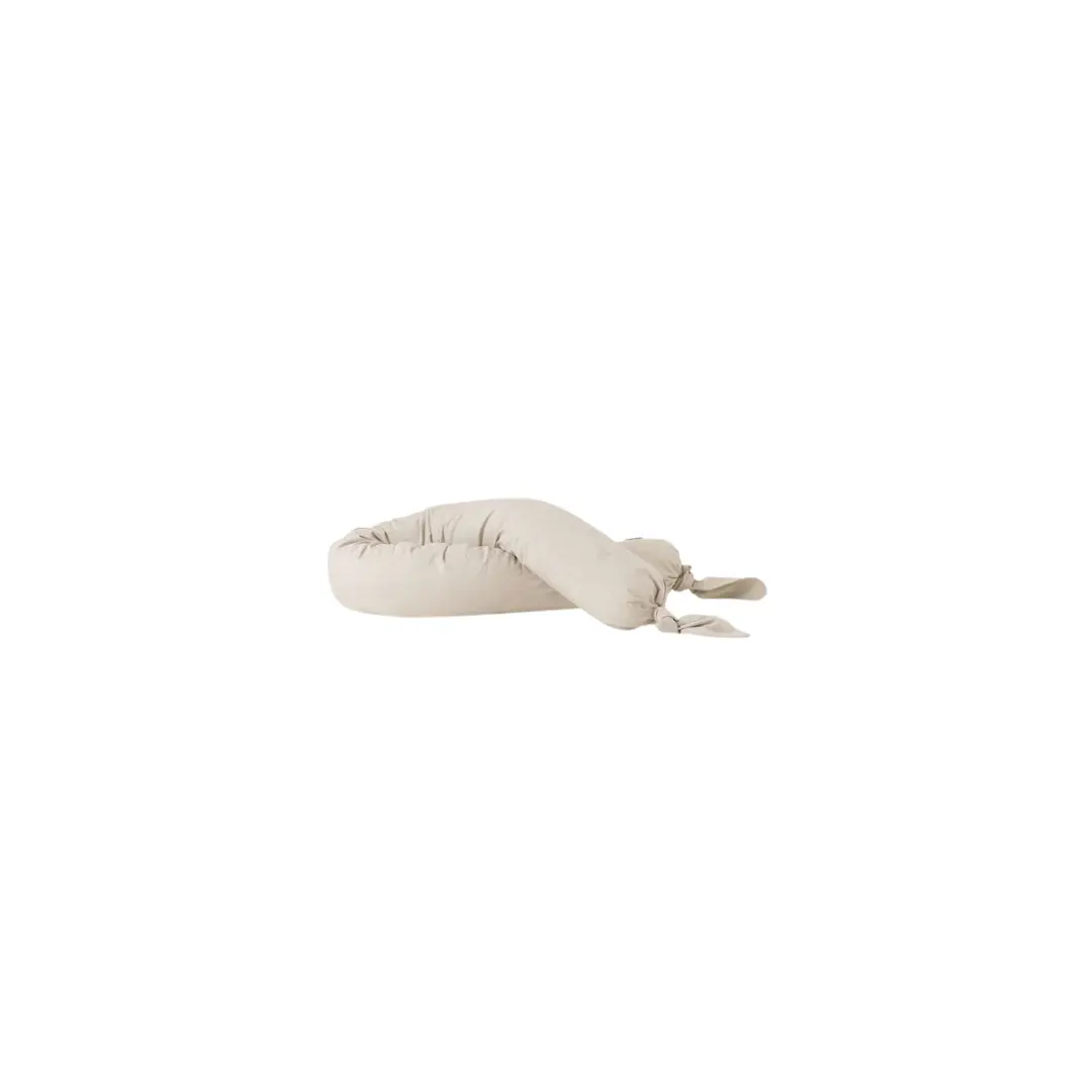 DEAR APRIL bed bumper Skye beige fabric, Citron Grenadine brand.