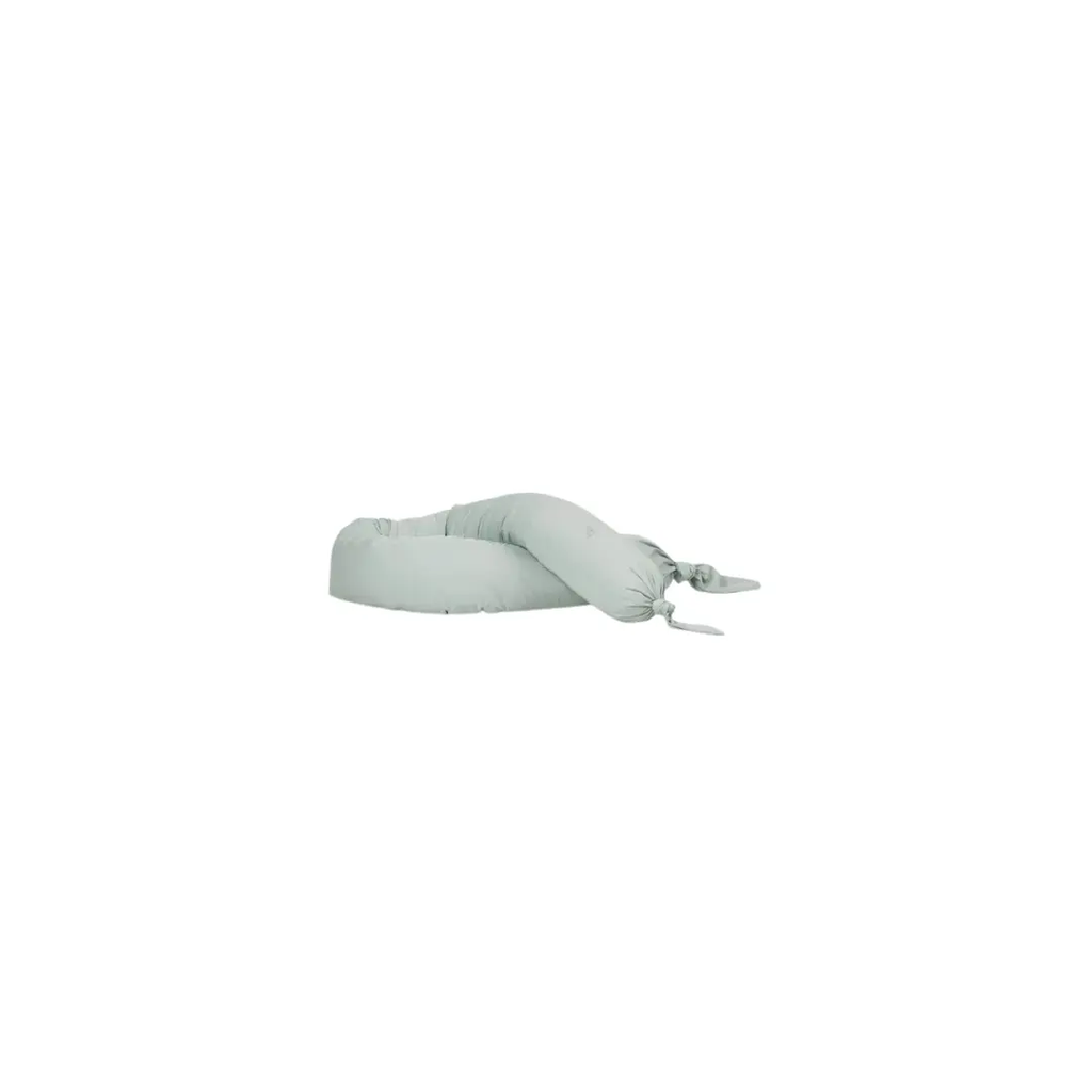 Boudin de lit DEAR APRIL Skye sea notes crib bumper, mint green with tied ends