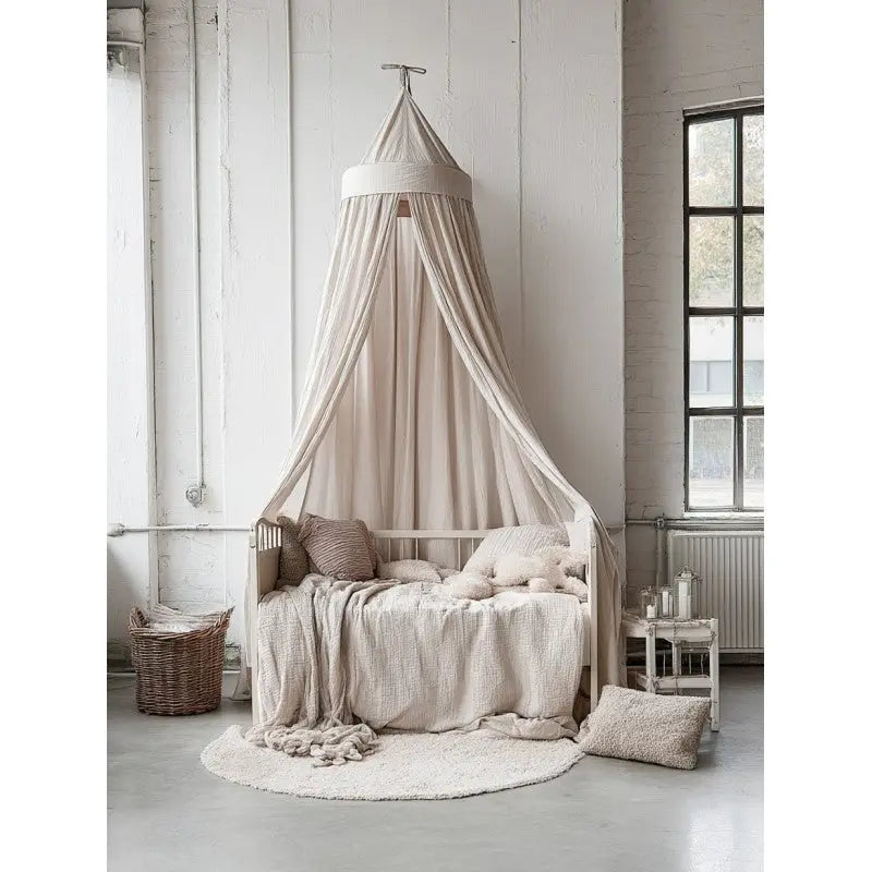 BABYSHOWER ciel de lit / latte powder