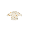 LIEWOOD bavoir MERLE long-sleeve bib in elephant creme pattern