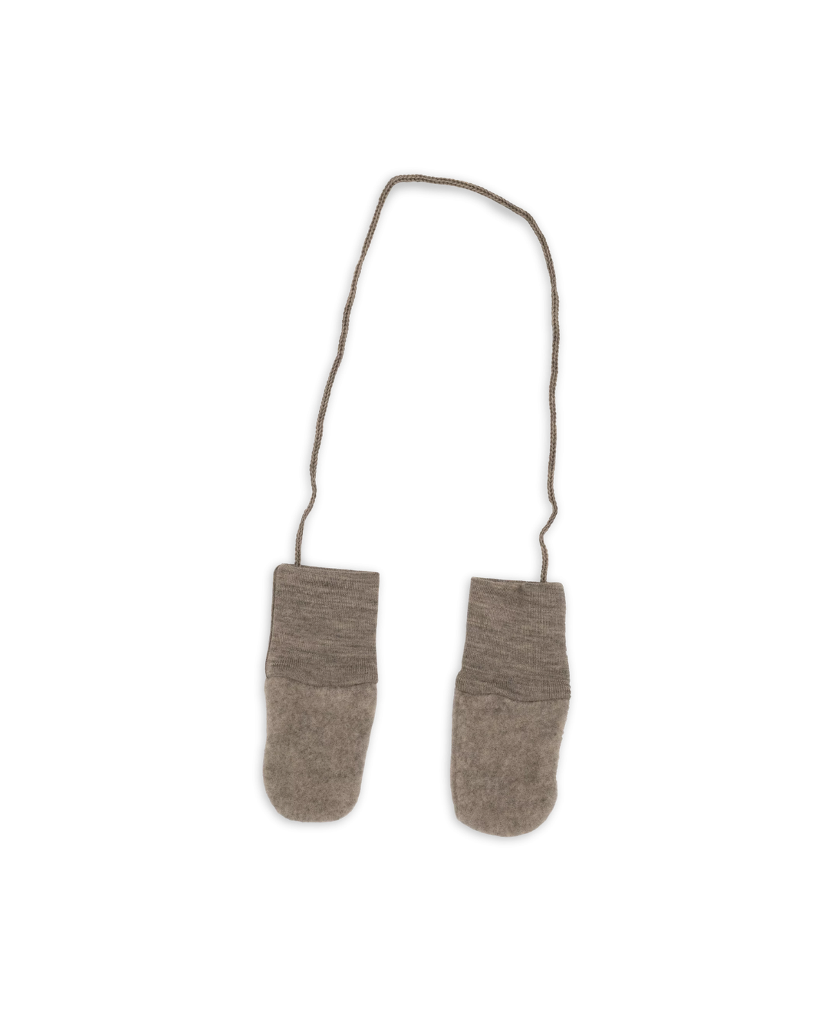 ENGEL NATUR moufles en mérinos / walnut chiné