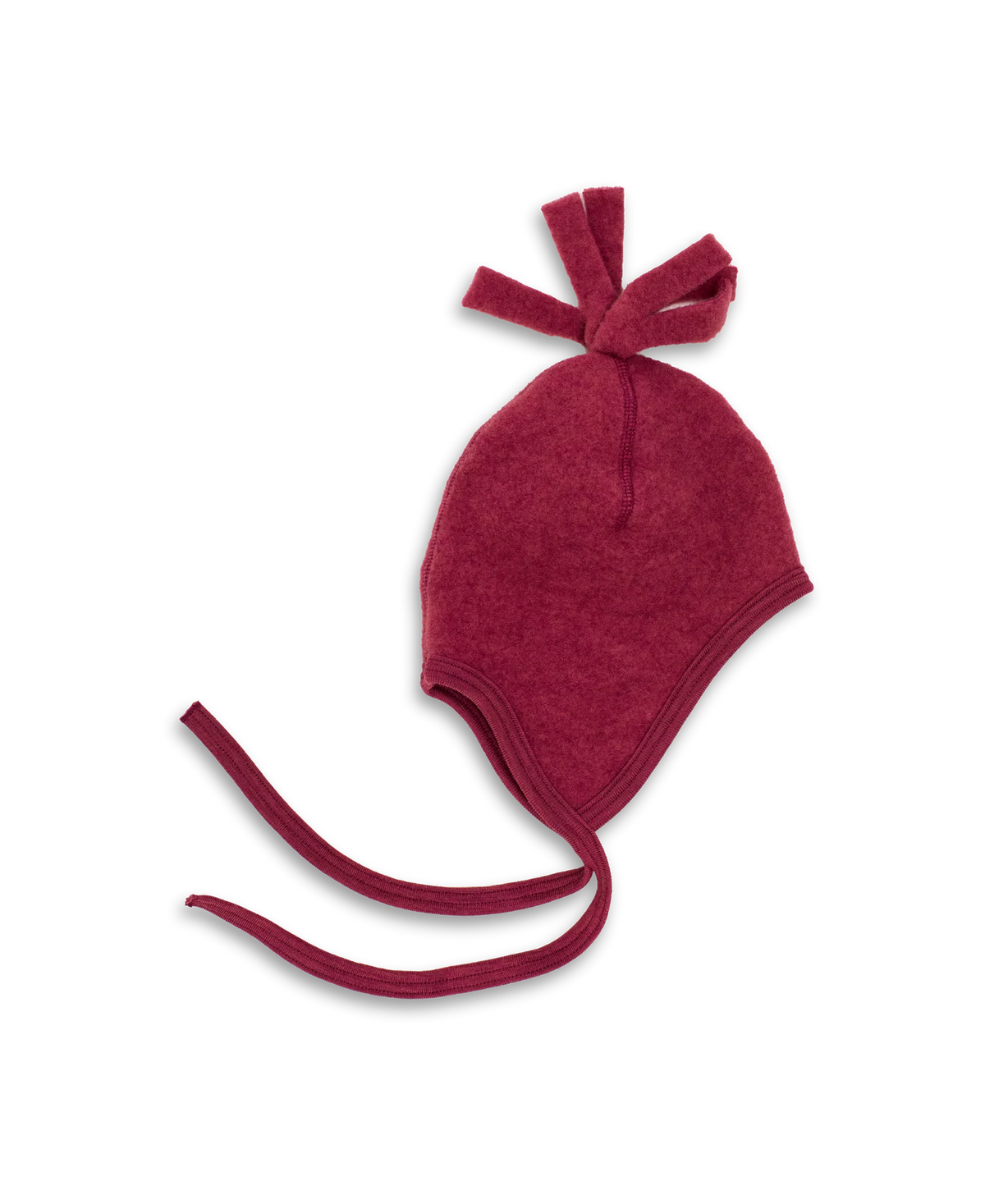 ENGEL NATUR bonnet en mérinos / rouge chiné