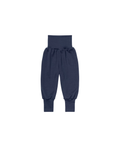 ENGEL NATUR pantalon en lain et soie / navy blue