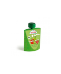 FruchtBar green toy bottle for kids; fruit label, 3+ years, imitation food
