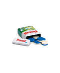 Tablettes de lessive ERZI +3 ans, boite Persil ouverte avec pastilles bleues et blanches
