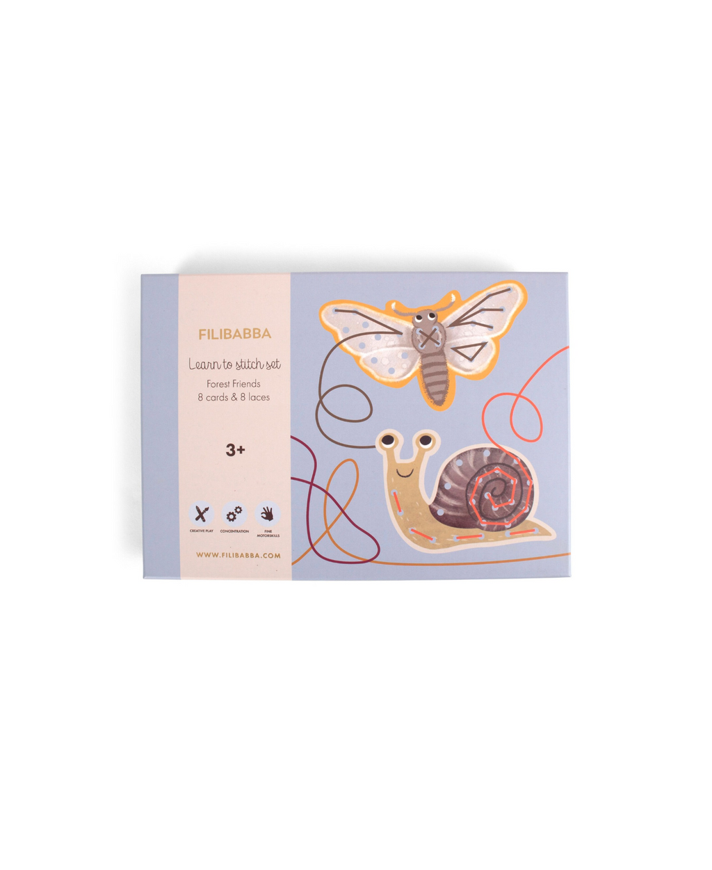 FILIBABBA jeu de laçage / amis de la forêt 3ans+