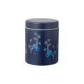 FRESK stainless steel thermos lunch box 500ml navy blue with two blue monkeys climbing trees