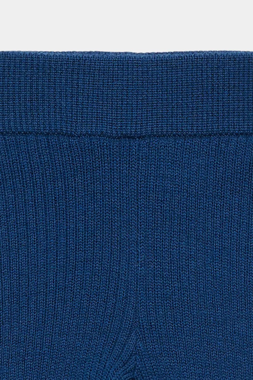 FUB merino leggings in deep indigo, Citron Grenadine