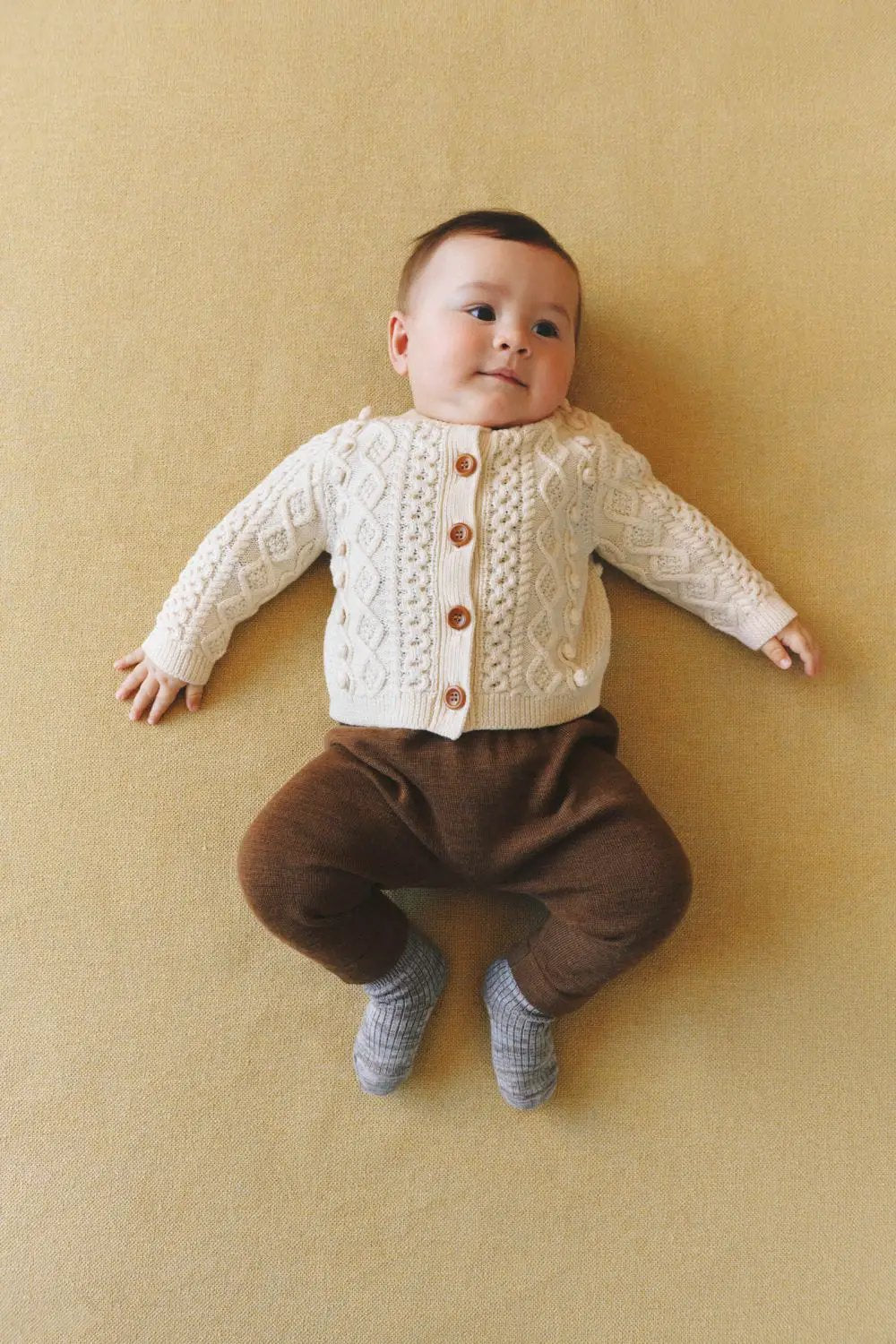Pantalon de jogging merinos hazel melange pour bébé