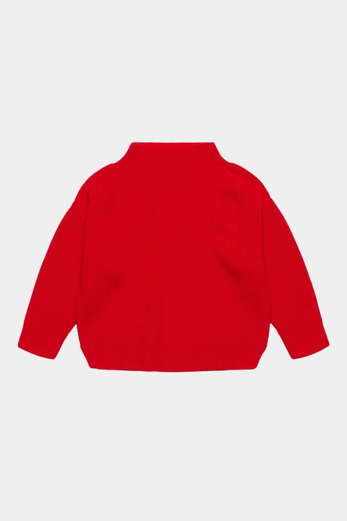 FUB pull en merinos rouge classique par Citron Grenadine
