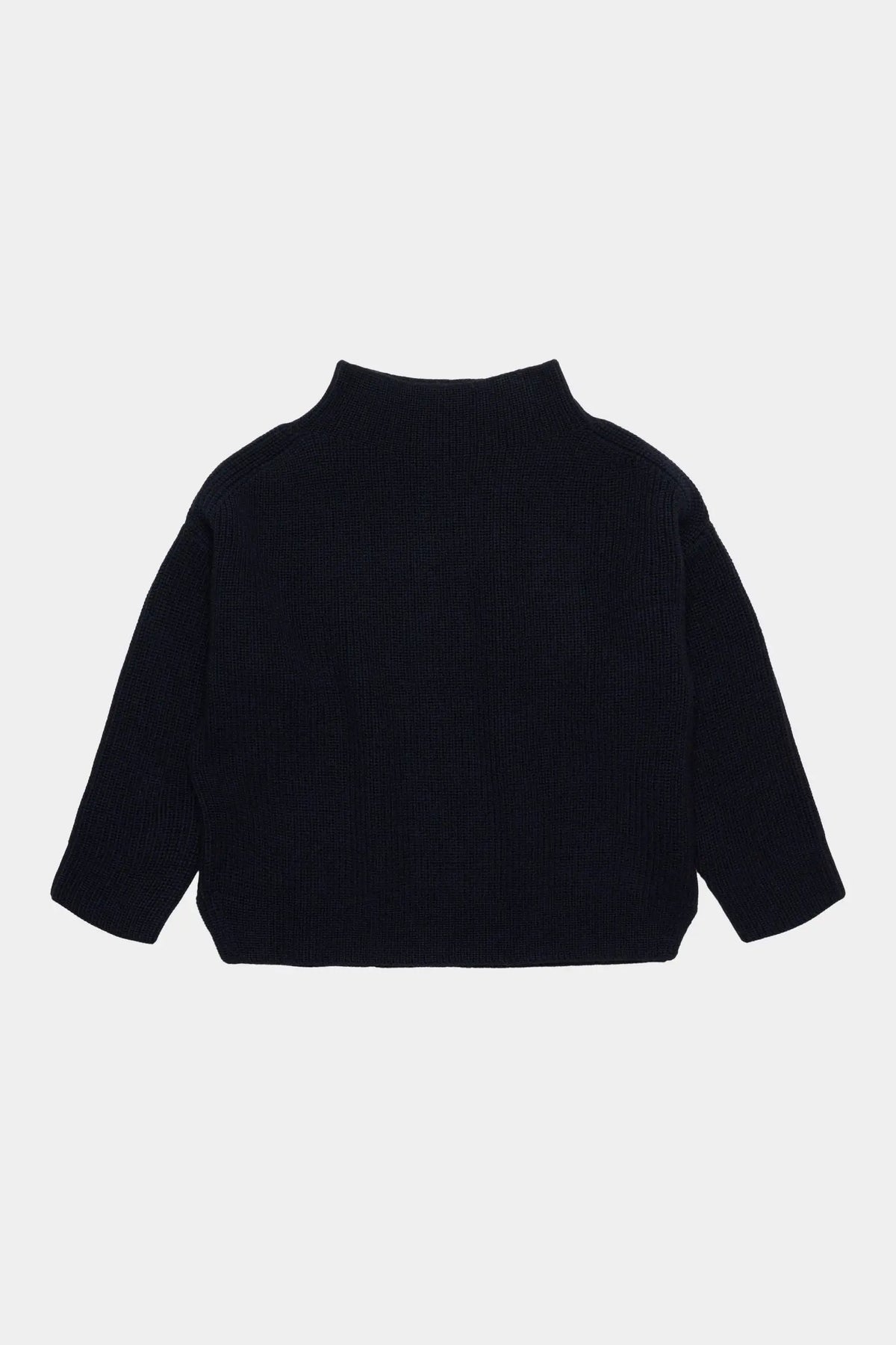 FUB merino turtleneck sweater by Citron Grenadine in dark navy