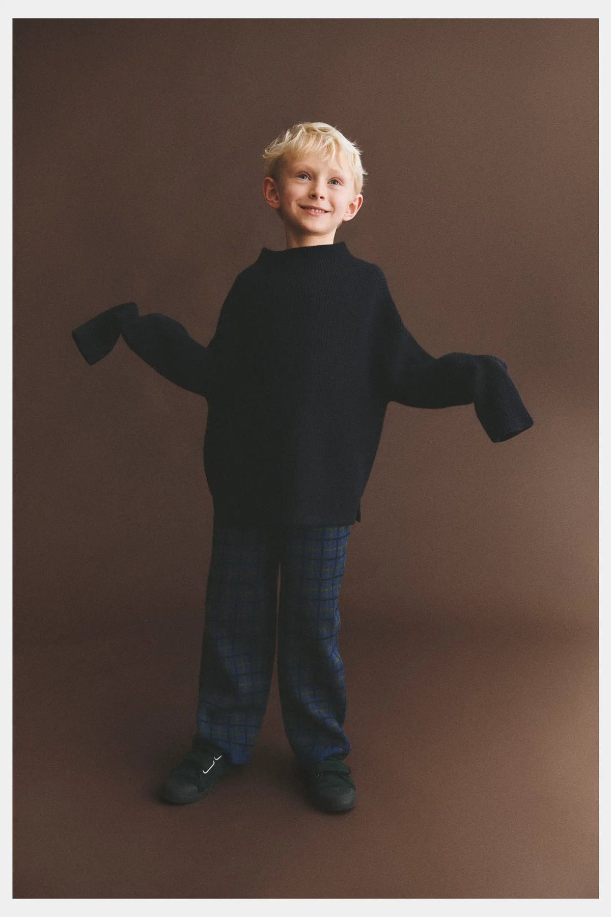 FUB merinos pull col haut dark navy by Citron Grenadine