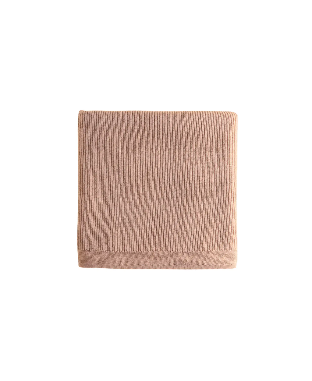 HVID plaid felix rose baby blanket, ribbed knit