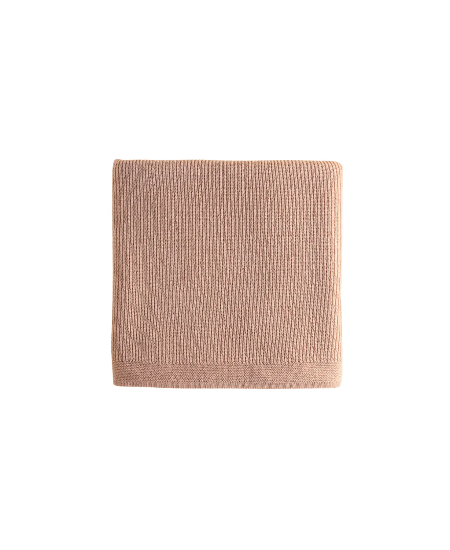 HVID plaid felix rose baby blanket, ribbed knit