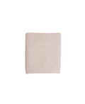 Katarina plaid scarf in soft beige knit by Citron Grenadine