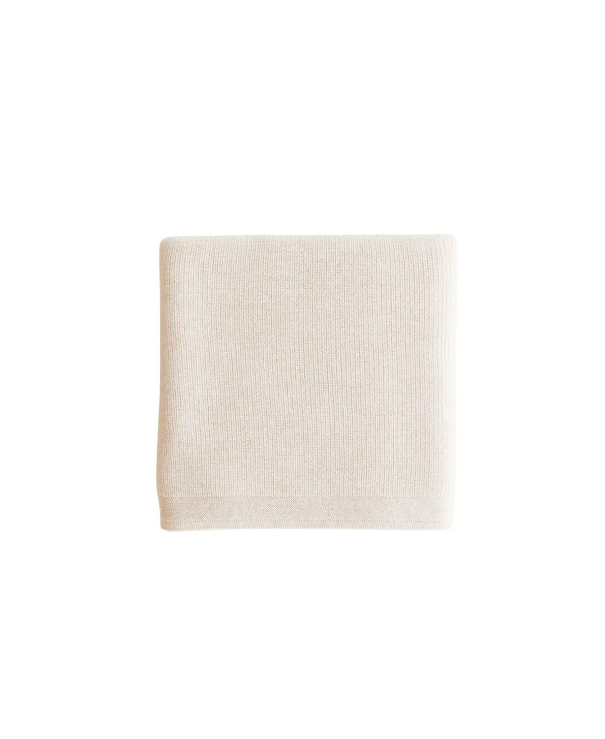 HVID Couverture bébé laine mérinos Felix cream – plaid naissance naturel