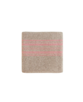 HVID Couverture bébé laine mérinos Gilbert sand & bubblegum – plaid naissance naturel