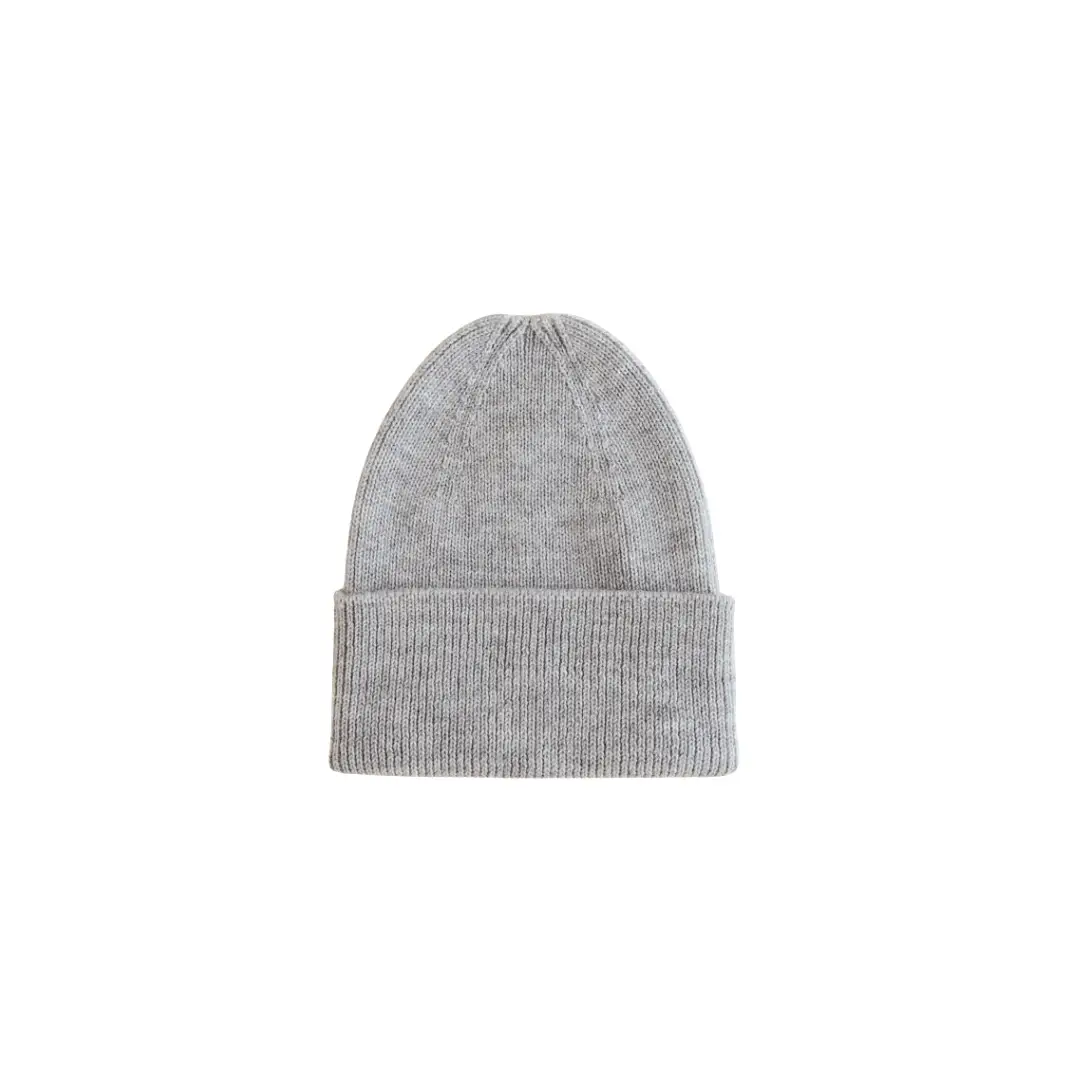 HVID newborn bonnet grey knit beanie by Citron Grenadine