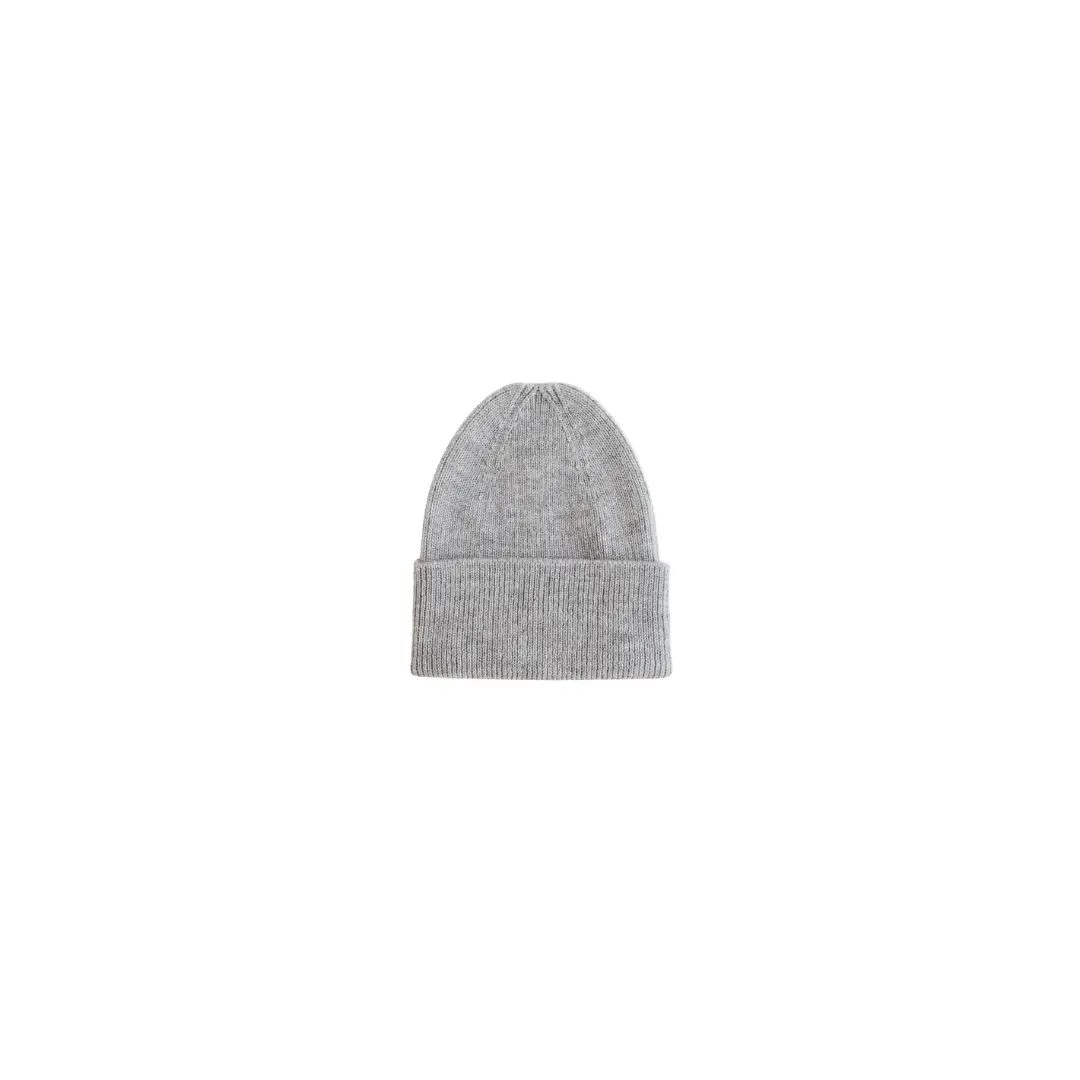 HVID newborn bonnet in grey knit by Citron Grenadine