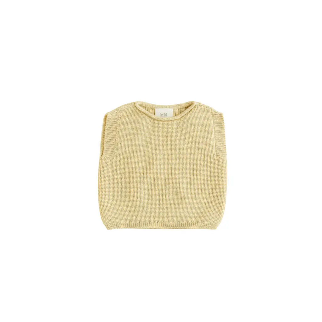 HVID pull harvey sweater by Citron Grenadine in light yellow knit