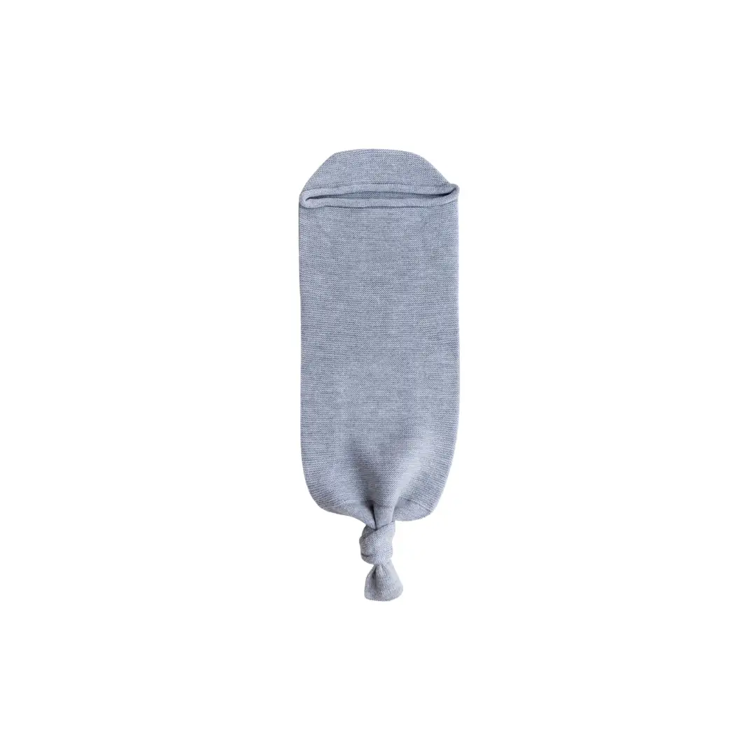 HVID cocoon swaddling blanket in grey melange by Citron Grenadine
