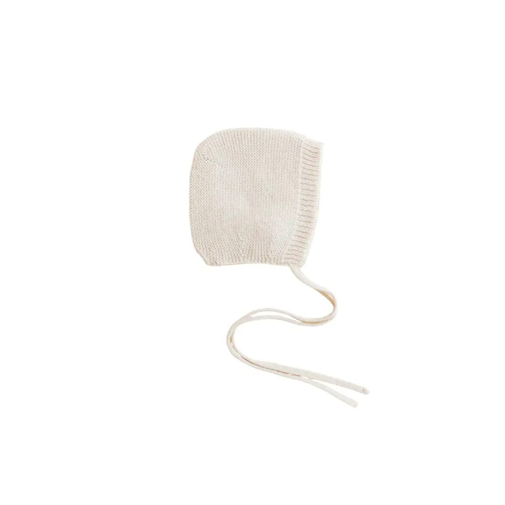 HVID bonnet dolly cream baby hat with ties, Citron Grenadine