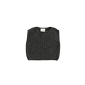 Harvey charcoal knit sweater vest by Citron Grenadine