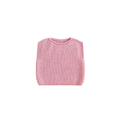 HVID pull harvey cotton candy pink knit sleeveless sweater vest by Citron Grenadine