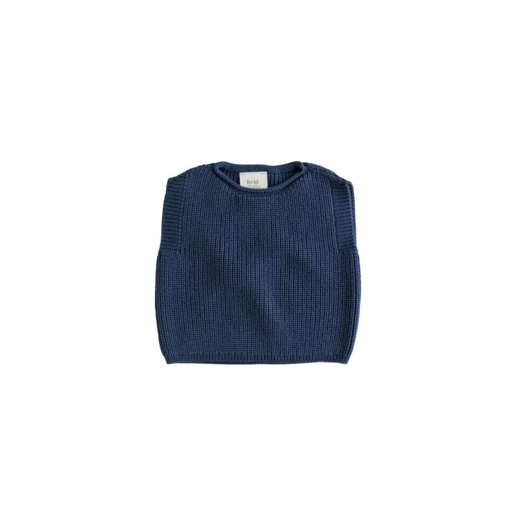 HVID pull harvey blue knit sweater vest by Citron Grenadine