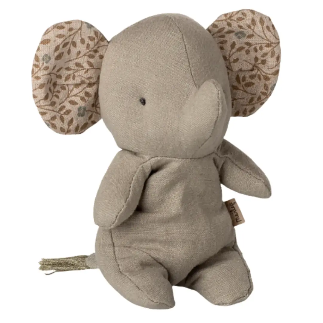 MAILEG safari friends elephant mini / iron grey by Citron Grenadine