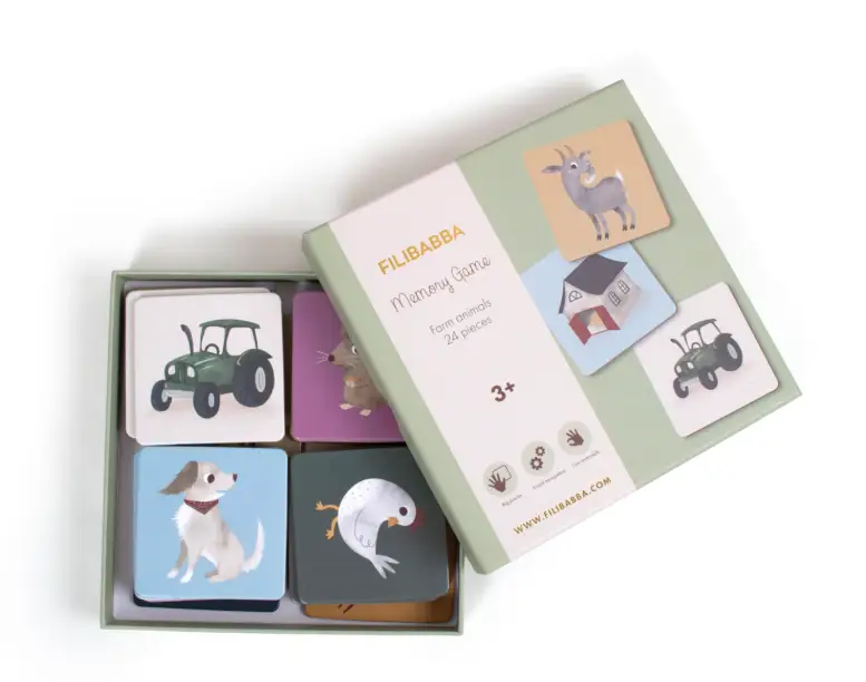 FILIBABA jeu memory / la ferme +3 ans by Citron Grenadine