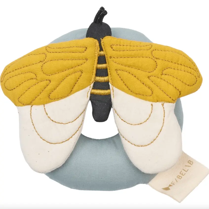FABELAB hochet abeille by Citron Grenadine