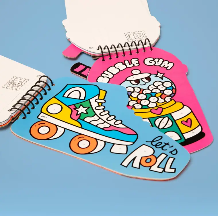 OMY carnet d'activités stickers / street by Citron Grenadine