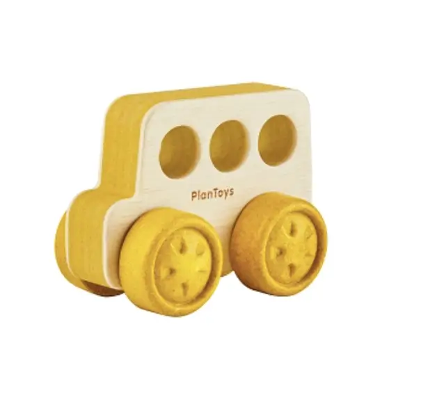 PLAN TOYS mon 1er bus jaune 6M+ by Citron Grenadine