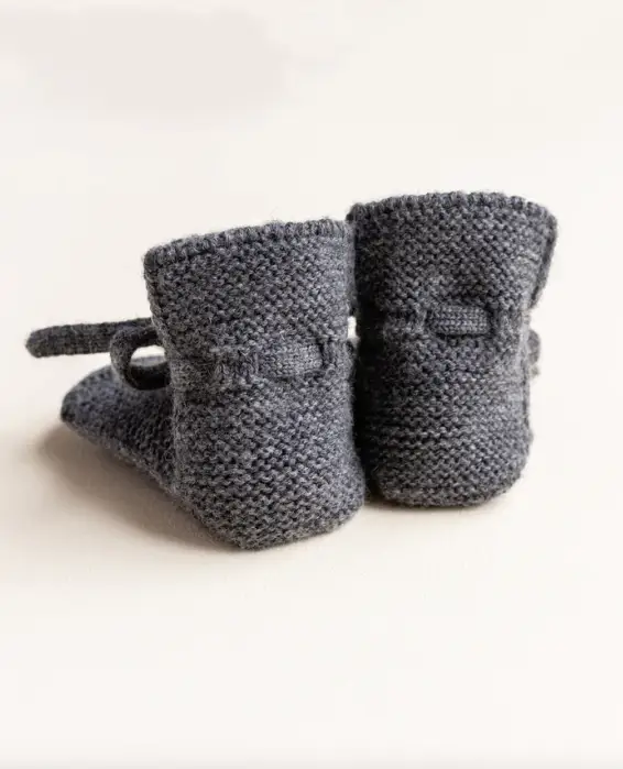 HVID chaussons booties / charcoal by Citron Grenadine