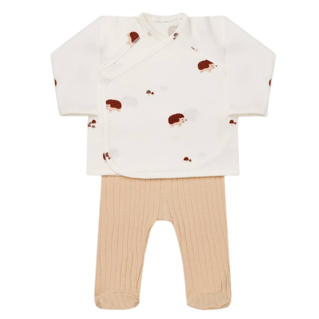MORE THAN BABIES set 2 pièces / hedgehog by Citron Grenadine